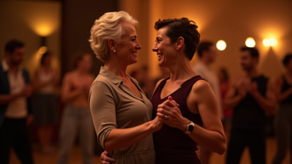 Couple dancing bachata together with joy and connection